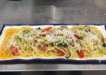 Scialatielli cozze, limone e cacioricotta